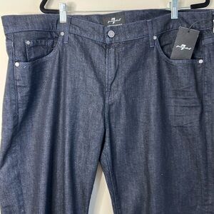 7 for all mankind Austyn Relaxed Straight Dark Wash 42
